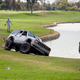 Illustration for article titled Shitty Driver and Jeep Thief Crashes Into Water Hazard, Gets Tackled By Golfer